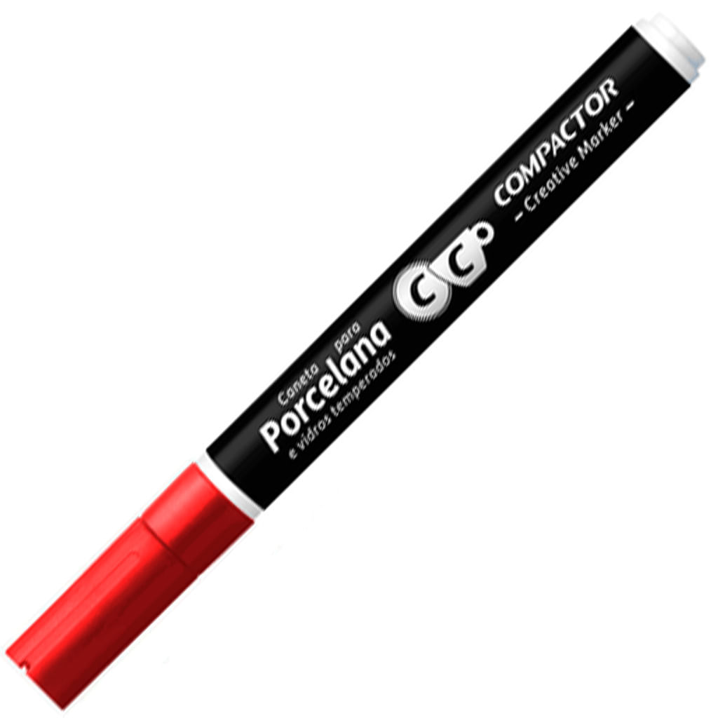 Marcador-de-Porcelana-2.0mm-Creative-Marker-Vermelho-Compactor