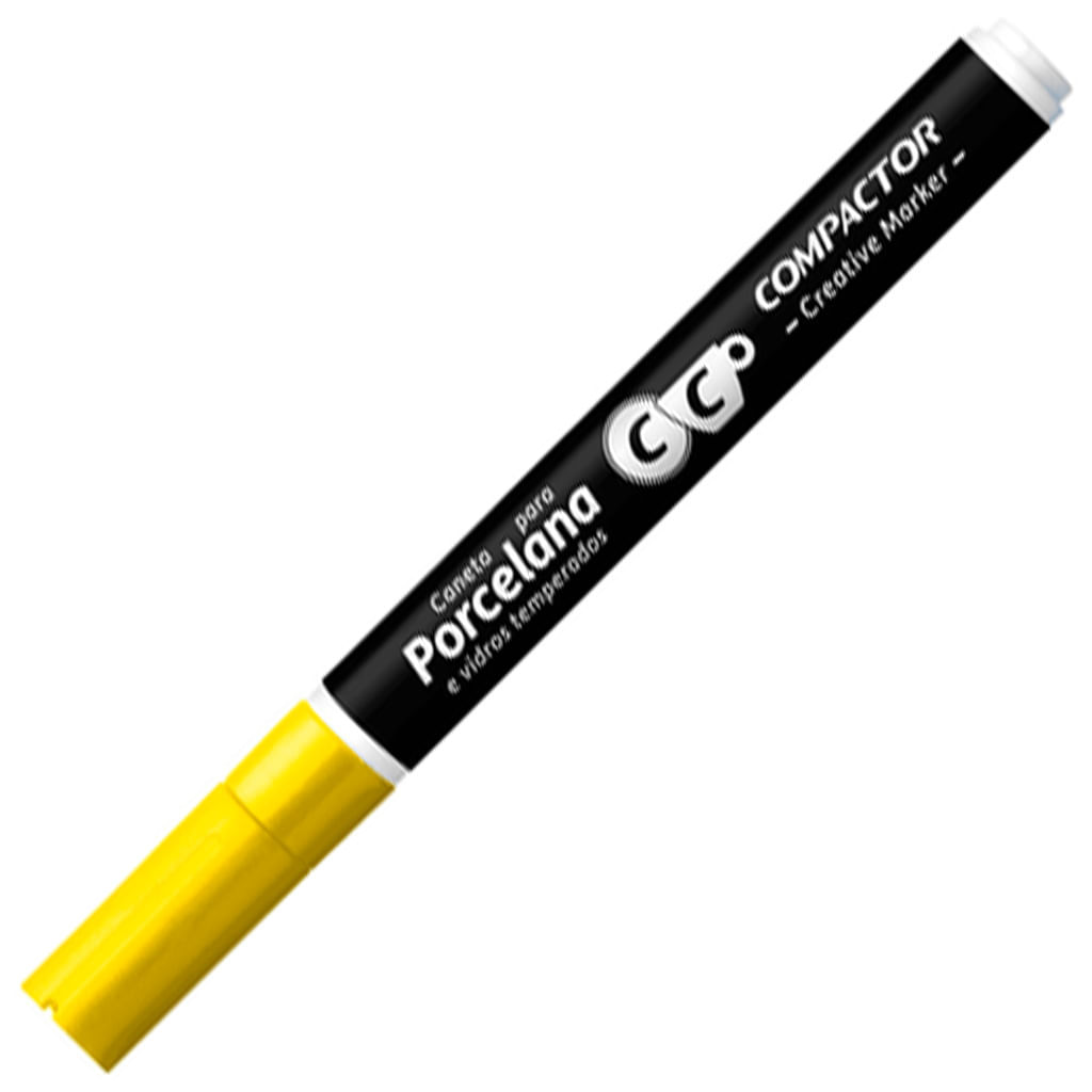 Marcador-de-Porcelana-2.0mm-Creative-Marker-Amarelo-Compactor