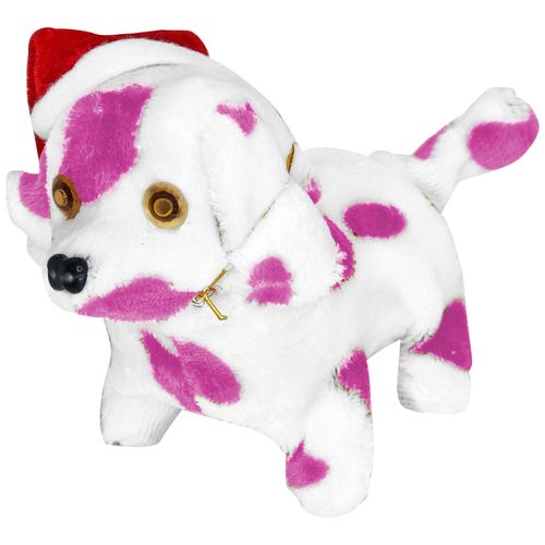 Cachorro-com-Gorro-17cm-Rosa-Wincy