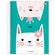 Caderno-Universitario-1-Materia-Cute-Animals-Jandaia