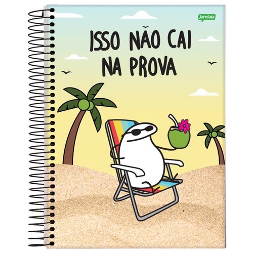 Caderno-Universitario-10-Materias-Flork-Jandaia