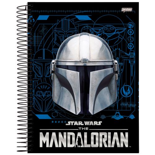 Caderno-Universitario-10-Materias-Mandalorian-Jandaia