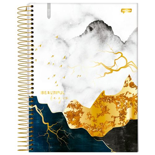 Caderno-Universitario-10-Materias-Marble-Jandaia