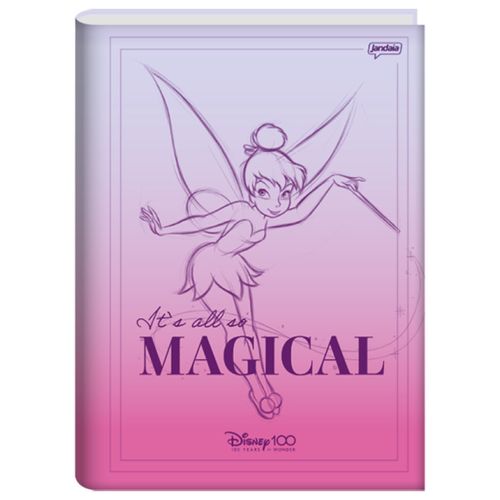 Caderno-14-Brochura-Disney-100th-80-Folhas-Jandaia