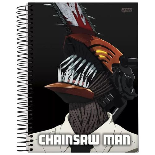 Caderno-Universitario-1-Materia-Chainsaw-Man-Jandaia