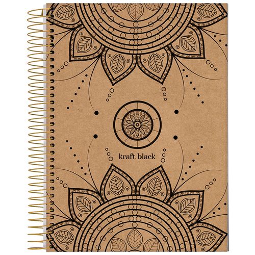 Caderno-Universitario-10-Materias-Kraft-Black-Jandaia