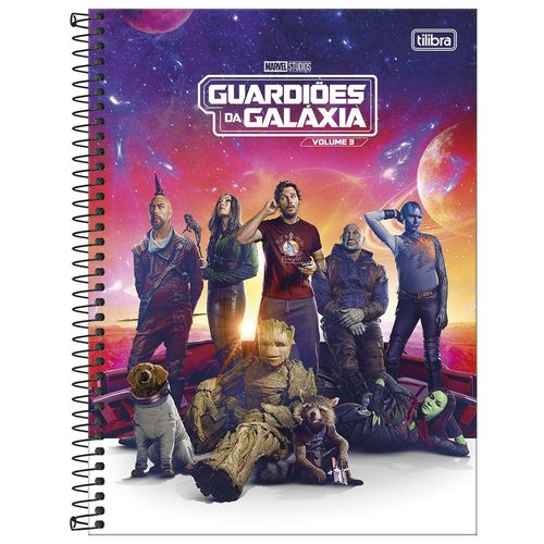 Caderno-Universitario-1-Materia-Guardioes-da-Galaxia-Tilibra