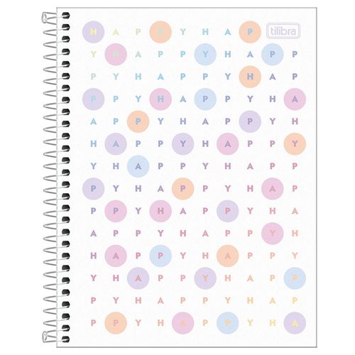 Caderno-Colegial-10-Materias-Happy-Colors-Tilibra