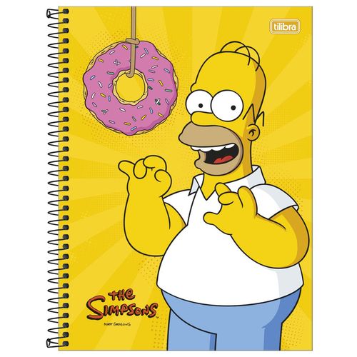 Caderno-Universitario-10-Materias-Simpsons-Tilibra