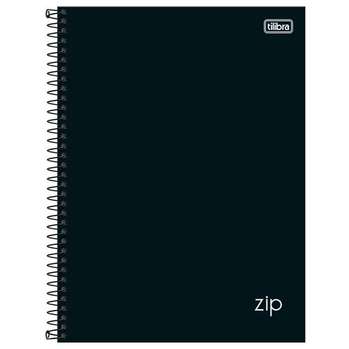 Caderno-Universitario-16-Materias-Zip-Preto-Tilibra