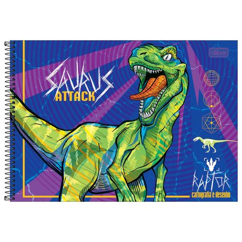 Caderno-de-Cartografia-Raptor-80-Folhas-Tilibra