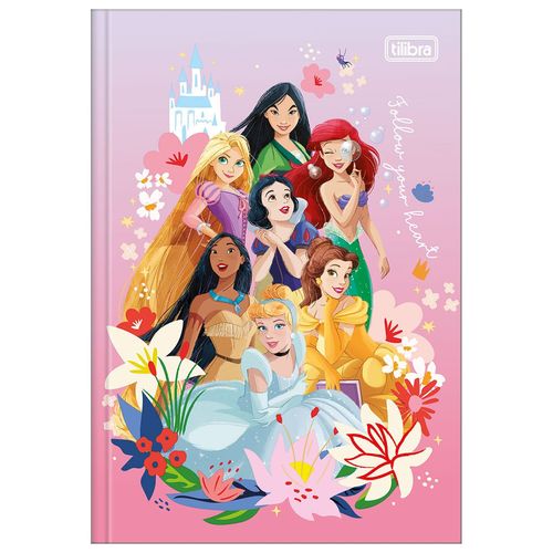 Caderno-Brochura-14-Princesas-80-Folhas-Tilibra