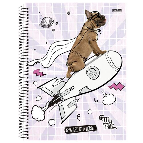 Caderno-Universitario-1-Materia-My-Pets-SD