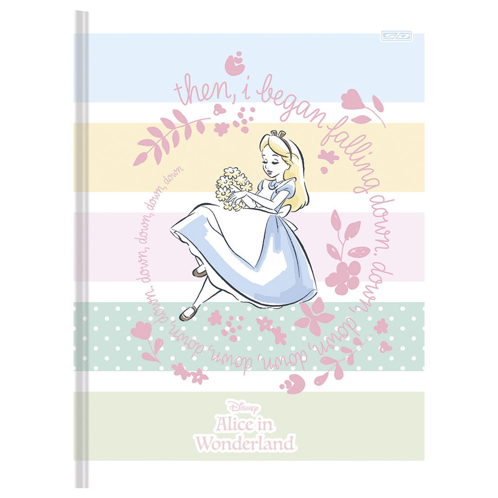 Caderno-Brochura-Alice-in-Wonderland-48-Folhas-SD