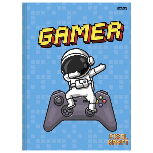 Caderno-Brochura-Pixel-Kraft-80-Folhas-SD