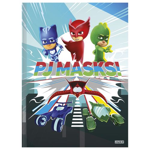 Caderno-Brochura-Pj-Masks-80-Folhas-SD