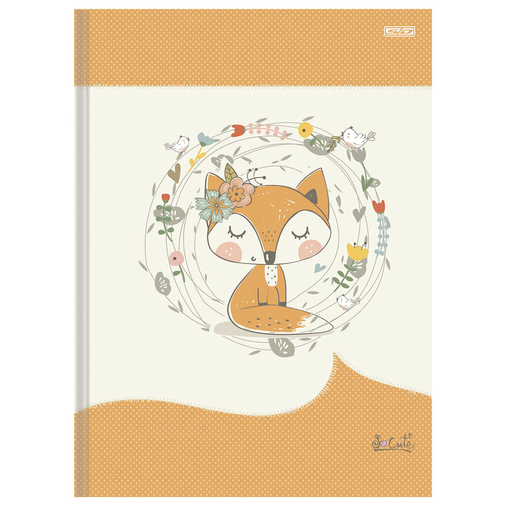 Caderno-Brochura-So-Cute-80-Folhas-SD