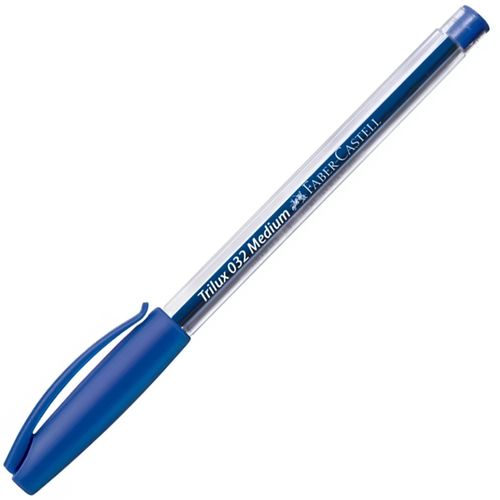 Caneta-Esferografica-Trilux-032-1.0-Azul-Faber-Castell