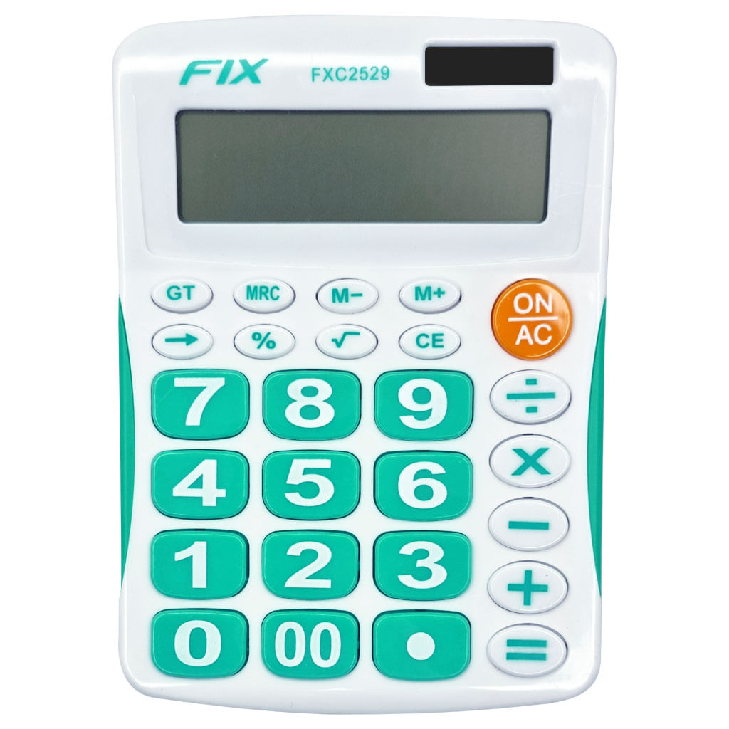 Calculadora-de-Mesa-12-Digitos-Verde-Fix-FXC2529