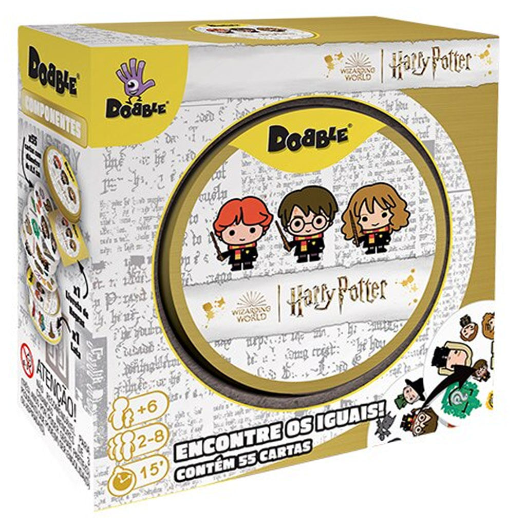Asmodee Dobble Harry Potter - Gioco Di Carte E Osservazione Da 2 A 8 Giocatori, 8+ Anni, Versione Italiana.