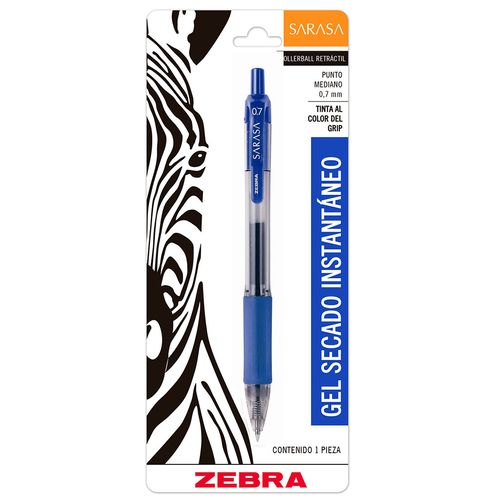 Caneta-Gel-0.7mm-Sarasa-Azul-Zebra