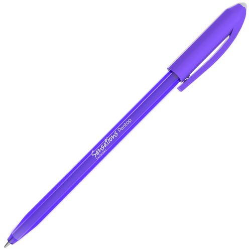 Caneta-Esferografica-0.7mm-Pentop-Sensations-Roxa-Newpen