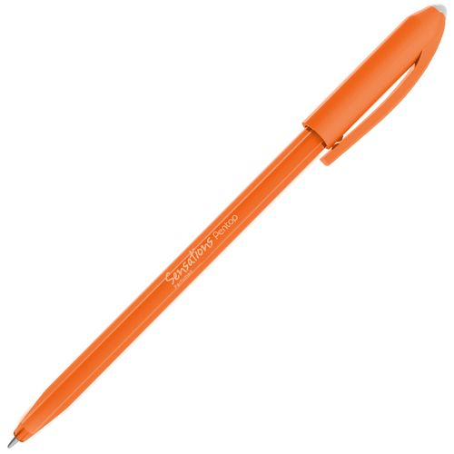 Caneta-Esferografica-0.7mm-Pentop-Sensations-Laranja-Newpen