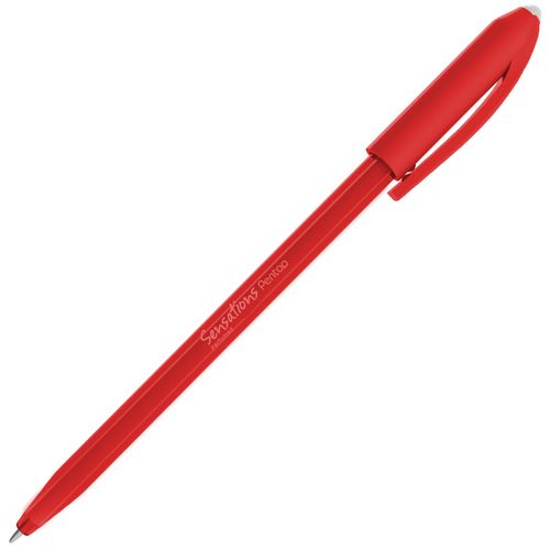 Caneta-Esferografica-0.7mm-Pentop-Sensations-Vermelha-Newpen