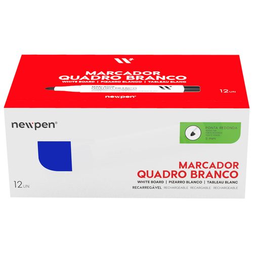 Marcador-de-Quadro-Branco-Azul-Newpen-12-Unidades