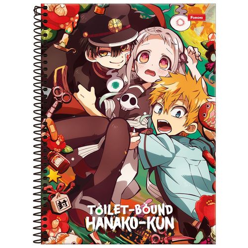 Caderno-Universitario-10-Materias-Toilet-Bound-Hanako-Kun-Foroni