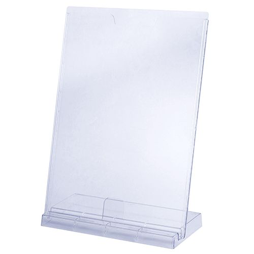 Expositor-Acrilico-Display-Office-A4-com-Suporte-Cristal-Maxcril