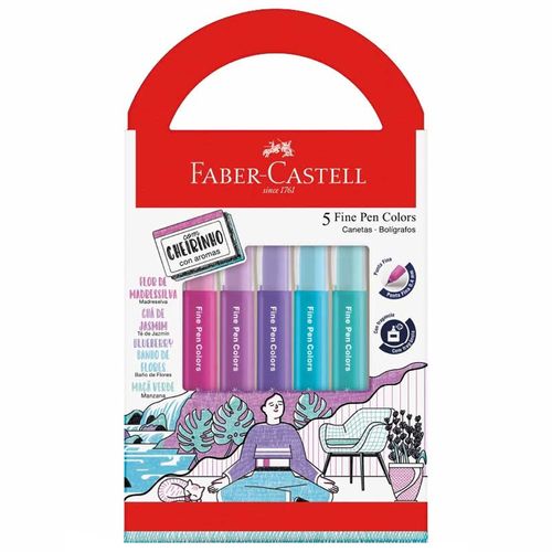 Caneta-Fine-Pen-Relaxa-5-Cores-0.4-Faber-Castell