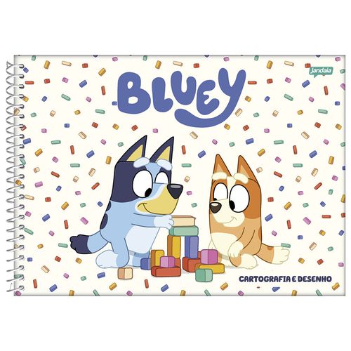 Caderno-de-Cartografia-Bluey-80-Folhas-Jandaia