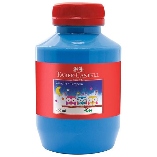 Tempera-Guache-250ml-Azul-Claro-Faber-Castell