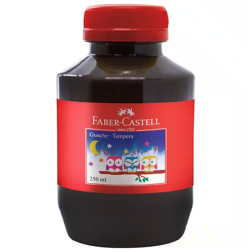 Tempera-Guache-250ml-Marrom-Faber-Castell